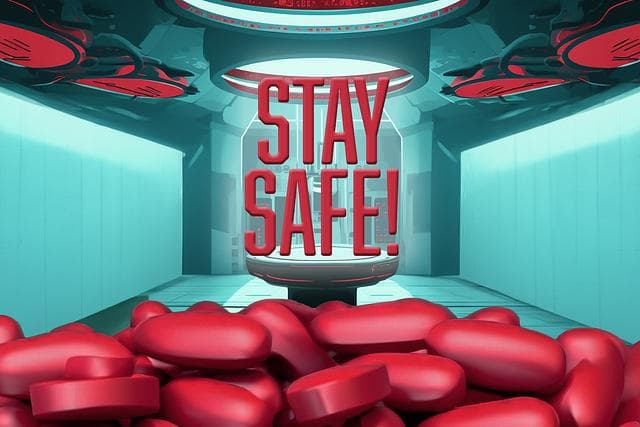 STAY SAFE! card
